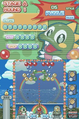 Image in-game du jeu Puzzle Bobble DS sur Nintendo DS