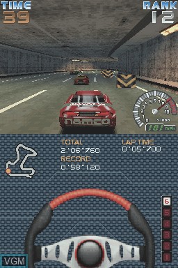 Image in-game du jeu Ridge Racer DS sur Nintendo DS