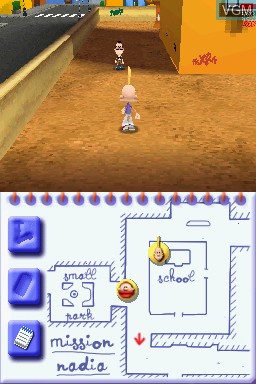 Image in-game du jeu Tootuff - Mission Nadia sur Nintendo DS