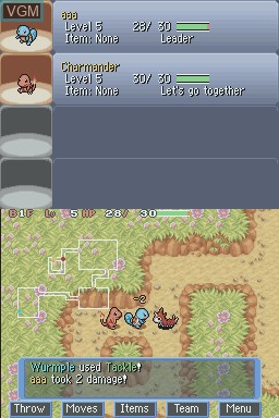 Image in-game du jeu Pokemon Mystery Dungeon - Blue Rescue Team sur Nintendo DS
