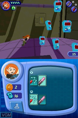 Image in-game du jeu Kim Possible - Global Gemini sur Nintendo DS