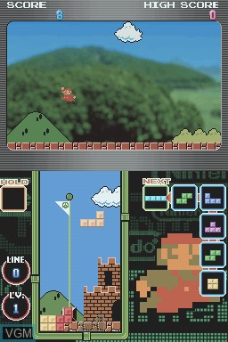 Image in-game du jeu Tetris DS sur Nintendo DS