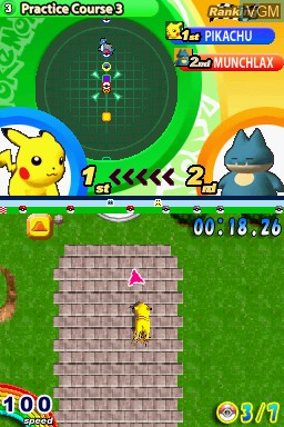 Image in-game du jeu Pokemon Dash sur Nintendo DS