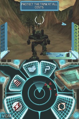 Image in-game du jeu MechAssault - Phantom War sur Nintendo DS