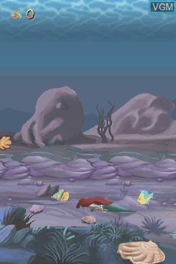 Image in-game du jeu Little Mermaid, The - Ariel's Undersea Adventure sur Nintendo DS