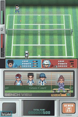 Image in-game du jeu Tennis no Oji-Sama 2005 - Crystal Drive sur Nintendo DS