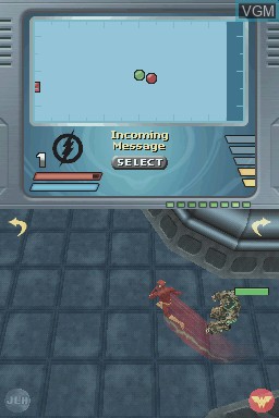 Image in-game du jeu Justice League Heroes sur Nintendo DS