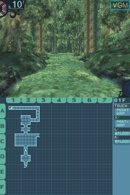Image in-game du jeu Sekaiju no Meikyuu sur Nintendo DS