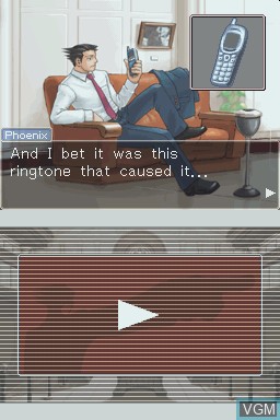 Image in-game du jeu Phoenix Wright - Ace Attorney - Justice for All sur Nintendo DS