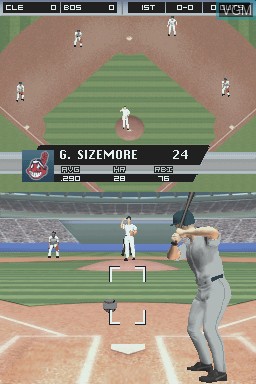 Image in-game du jeu Major League Baseball 2K7 sur Nintendo DS