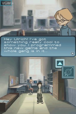 Image in-game du jeu Code Lyoko sur Nintendo DS