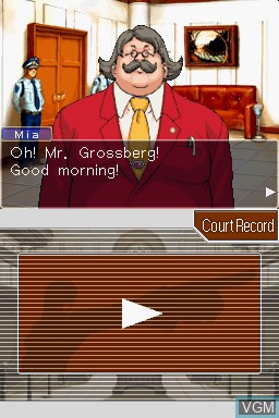 Image in-game du jeu Gyakuten Saiban 3 sur Nintendo DS