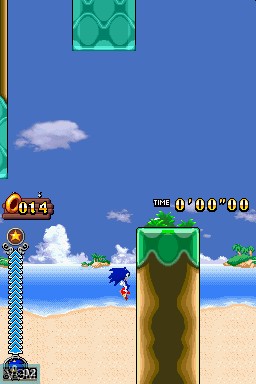 Image in-game du jeu Sonic Rush Adventure sur Nintendo DS