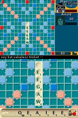 Image in-game du jeu Scrabble 2007 Edition sur Nintendo DS