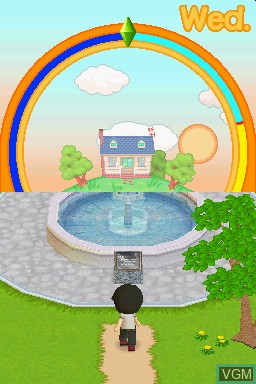 Image in-game du jeu MySims sur Nintendo DS