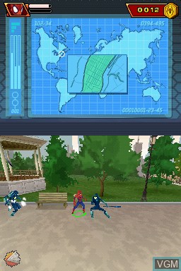 Image in-game du jeu Spider-Man - Friend or Foe sur Nintendo DS