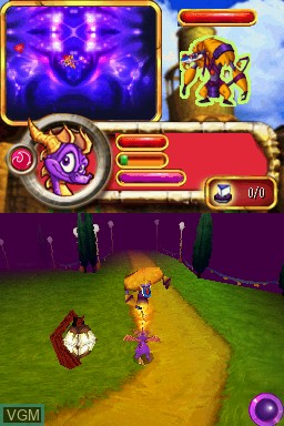 Image in-game du jeu Legend of Spyro, The - The Eternal Night sur Nintendo DS
