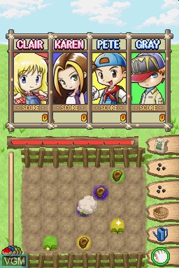 Image in-game du jeu Puzzle de Harvest Moon sur Nintendo DS
