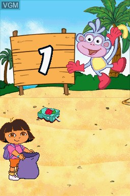 Image in-game du jeu Dora the Explorer - Dora Saves the Mermaids sur Nintendo DS