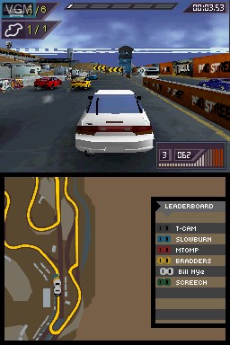 Image in-game du jeu Need for Speed ProStreet sur Nintendo DS