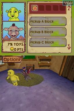 Image in-game du jeu Shrek - Ogres and Dronkeys sur Nintendo DS