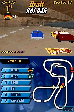 Image in-game du jeu Hot Wheels - Beat That! sur Nintendo DS