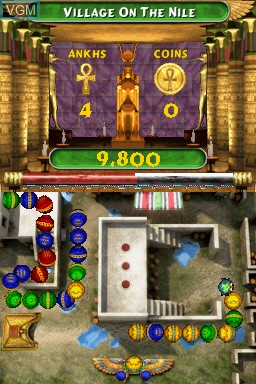 Image in-game du jeu Luxor - Pharaoh's Challenge sur Nintendo DS