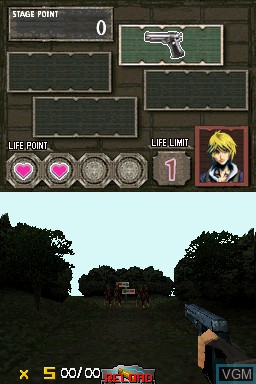 Image in-game du jeu Simple DS Series Vol. 32 - The Zombie Crisis sur Nintendo DS