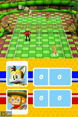 Image in-game du jeu Sega Superstars Tennis sur Nintendo DS