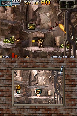 Image in-game du jeu Metal Slug 7 sur Nintendo DS