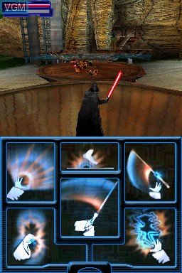 Image in-game du jeu Star Wars - The Force Unleashed sur Nintendo DS