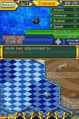 Image in-game du jeu Digimon World Championship sur Nintendo DS