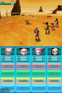 Image in-game du jeu Code Lyoko - Fall of X.A.N.A. sur Nintendo DS
