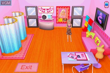 Image in-game du jeu Barbie Fashion Show - Eye for Style sur Nintendo DS