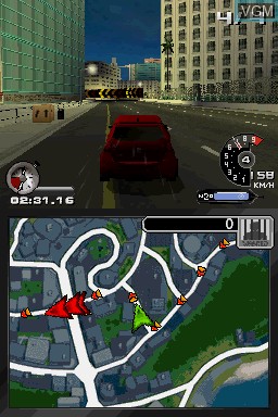 Image in-game du jeu Need for Speed Undercover sur Nintendo DS