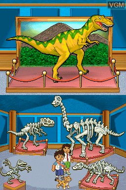 Image in-game du jeu Go, Diego, Go! - Great Dinosaur Rescue sur Nintendo DS