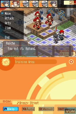 Image in-game du jeu Luminous Arc 2 sur Nintendo DS