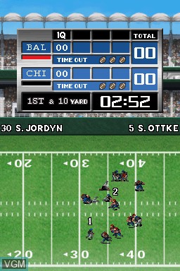 Image in-game du jeu Tecmo Bowl - Kickoff sur Nintendo DS