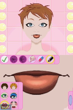Image in-game du jeu My Make-Up sur Nintendo DS