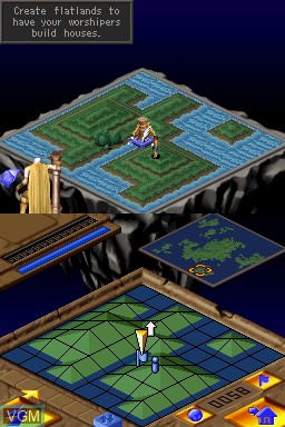 Image in-game du jeu Populous DS sur Nintendo DS