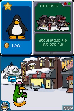 Image in-game du jeu Club Penguin - Elite Penguin Force sur Nintendo DS