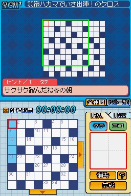 Image in-game du jeu Puzzle Mate - Crossword Mate sur Nintendo DS