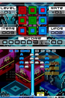 Image in-game du jeu Space Invaders Extreme 2 sur Nintendo DS