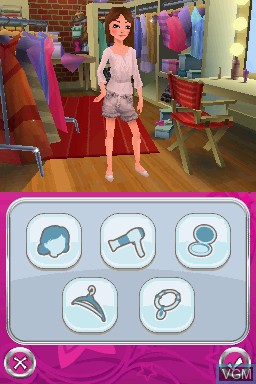Image in-game du jeu Charm Girls Club My Fashion Show sur Nintendo DS