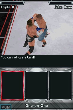 Image in-game du jeu WWE SmackDown vs. Raw 2010 sur Nintendo DS