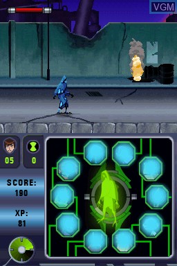 Image in-game du jeu Ben 10 Alien Force - Vilgax Attacks sur Nintendo DS