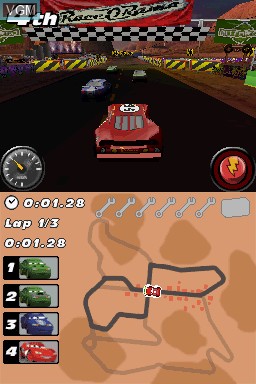 Image in-game du jeu Cars Race-O-Rama sur Nintendo DS