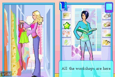 Image in-game du jeu Girls Life - Fashion Addict sur Nintendo DS
