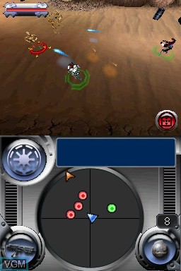 Image in-game du jeu Star Wars Battlefront - Elite Squadron sur Nintendo DS