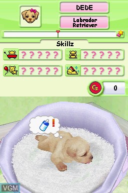 Image in-game du jeu Petz - Nursery sur Nintendo DS